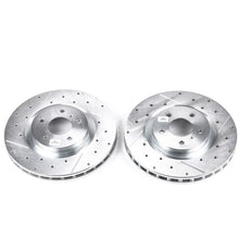 Power Stop Front Evolution Drilled & Slotted Rotors Pair Infiniti G35 2003 - 2004 / Nissan 350Z 2003 - 2008 | JBR1107XPR - JDMuscleBrake RotorspsbJBR1107XPR