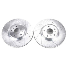 Power Stop Front Evolution Drilled & Slotted Rotors Pair Infiniti G35 20074 - 2008 / G37 2008 - 2013 / Q60 2014 - 2015 | JBR1195XPR - JDMuscleBrake RotorspsbJBR1195XPR