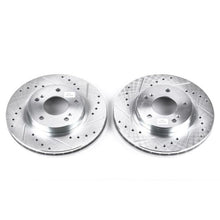 Power Stop Front Evolution Drilled & Slotted Rotors Pair Infiniti I30 2000 - 2001 / Maxima 1999 - 2001 | JBR918XPR - JDMuscleBrakes Package DealspsbJBR918XPR