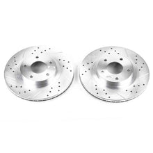 Power Stop Front Evolution Drilled & Slotted Rotors Pair Infiniti I35 2002 - 2004 / Nissan Altima 2002 - 2006 / Maxima 2002 - 2003 | JBR919XPR - JDMuscleBrake RotorspsbJBR919XPR