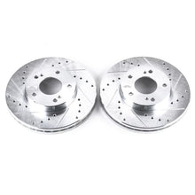 Power Stop Front Evolution Drilled & Slotted Rotors Pair Infiniti J30 1993 - 1997 / Q45 1990 - 1996 | JBR550XPR - JDMuscleBrake RotorspsbJBR550XPR