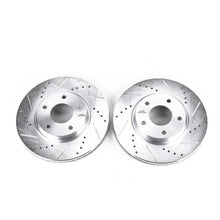 Power Stop Front Evolution Drilled & Slotted Rotors Pair Infiniti Q45 2002 - 2006 / M45 2003 - 2004 / Nissan Quest 2004 - 2017 | JBR1129XPR - JDMuscleBrake RotorspsbJBR1129XPR