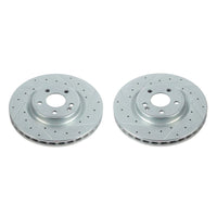 Power Stop Front Evolution Drilled & Slotted Rotors Pair Infiniti QX30 2017 - 2019 | EBR1487XPR - JDMuscleBrake RotorspsbEBR1487XPR