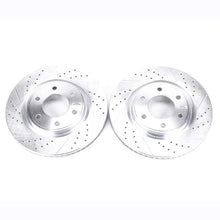 Power Stop Front Evolution Drilled & Slotted Rotors Pair Infiniti QX56 2008 - 2010 / Nissan Armada 2007 - 2018 / Titan 2008 - 21 | JBR1199XPR - JDMuscleBrake RotorspsbJBR1199XPR