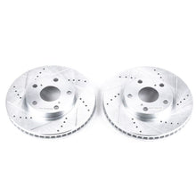Power Stop Front Evolution Drilled & Slotted Rotors Pair Lexus ES300 1992 - 2001 / Toyota Camry 1992 - 2006 / Avalon 1995 - 2004 / Sienna 1998 - 2003 / Solara 1999 - 2003 | JBR712XPR - JDMuscleBrake RotorspsbJBR712XPR