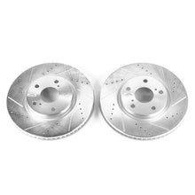 Power Stop Front Evolution Drilled & Slotted Rotors Pair Lexus GS300 2006 / IS250 2009 - 2013 / IS250 C 2010 - 2015 | JBR1147XPR - JDMuscleBrake RotorspsbJBR1147XPR