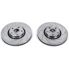Power Stop Front Evolution Drilled & Slotted Rotors Pair Lexus GS350 2007 - 2011 | JBR1307XPR - JDMuscleBrake RotorspsbJBR1307XPR