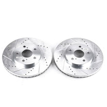 Power Stop Front Evolution Drilled & Slotted Rotors Pair Lexus IS250 2006 - 2015 / IS250C 2010 - 2015 / Toyota Avalon 2005 - 2007 / Camry 2002 - 2006 / Sienna 2004 - 2010 / Solara 2004 - 2008 | JBR972XPR - JDMuscleBrake RotorspsbJBR972XPR