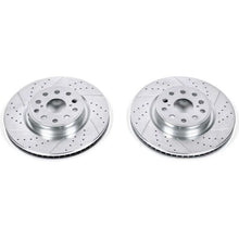 Power Stop Front Evolution Drilled & Slotted Rotors Pair Lexus LS460 2007 - 2017 | JBR1304XPR - JDMuscleBrake RotorspsbJBR1304XPR
