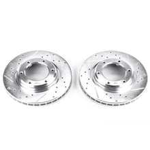 Power Stop Front Evolution Drilled & Slotted Rotors Pair Lexus LX450 1996 - 1997 / Toyota Land Cruiser 1993 - 1997 | JBR742XPR - JDMuscleBrake RotorspsbJBR742XPR