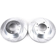 Power Stop Front Evolution Drilled & Slotted Rotors Pair Lexus LX570 2016 - 21 / Toyota Land Cruise 2016 - 21 / Sequoia 2008 - 21 / Tundra 2007 - 21 | JBR1309XPR - JDMuscleBrake RotorspsbJBR1309XPR
