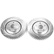 Power Stop Front Evolution Drilled & Slotted Rotors Pair Lexus NX200t 15 - 2017 / NX300 2018 - 21 / NX300h 15 - 21 / RX350 2010 - 2015 / Toyota Highlander 2008 - 2019 / Sienna 2011 - 2020 | JBR1310XPR - JDMuscleBrake RotorspsbJBR1310XPR