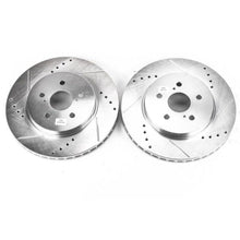 Power Stop Front Evolution Drilled & Slotted Rotors Pair Lexus RX330 2004 - 2006 / RX350 2007 - 2009 / RX400h 2006 - 2008 / Toyota Highlander Hybrid 2006 - 2007 | JBR1152XPR - JDMuscleBrake RotorspsbJBR1152XPR