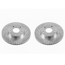 Power Stop Front Evolution Drilled & Slotted Rotors Pair Mazda Mazdaspeed 3 2014 - 2016 / CX - 3 2016 - 21 | JBR1599XPR - JDMuscleBrake RotorspsbJBR1599XPR