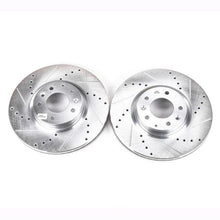 Power Stop Front Evolution Drilled & Slotted Rotors Pair Mazda Mazdaspeed 6 2006 - 2007 | JBR1155XPR - JDMuscleBrake RotorspsbJBR1155XPR