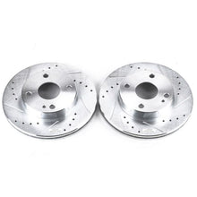 Power Stop Front Evolution Drilled & Slotted Rotors Pair Mazda Miata 1990 - 1993 | JBR543XPR - JDMuscleBrake RotorspsbJBR543XPR