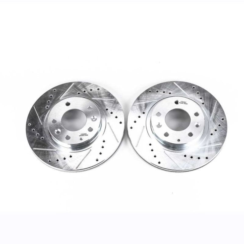 Power Stop Front Evolution Drilled & Slotted Rotors Pair Mazda MX - 5 Miata 2006 - 2015 | JBR1157XPR - JDMuscleBrake RotorspsbJBR1157XPR