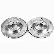 Power Stop Front Evolution Drilled & Slotted Rotors Pair Mazda RX - 8 2004 - 2011 | JBR968XPR - JDMuscleBrake RotorspsbJBR968XPR