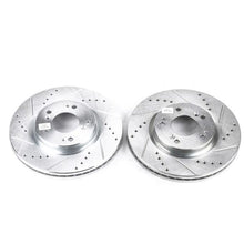 Power Stop Front Evolution Drilled & Slotted Rotors Pair Mitsubishi Eclipse 2006 - 2012 / Galant 2004 - 2009 | JBR1101XPR - JDMuscleBrake RotorspsbJBR1101XPR