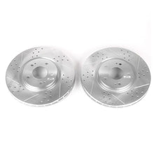 Power Stop Front Evolution Drilled & Slotted Rotors Pair Mitsubishi Lancer 2003 - 2006 | JBR1109XPR - JDMuscleBrake RotorspsbJBR1109XPR