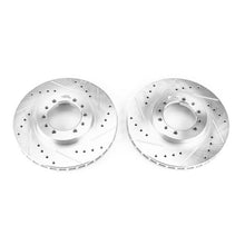 Power Stop Front Evolution Drilled & Slotted Rotors Pair Mitsubishi Montero 1991 - 2004 | JBR723XPR - JDMuscleBrake RotorspsbJBR723XPR