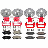 Power Stop Front & Rear Z23 Evolution Sport Brake Kit w/ Calipers Subaru Forester 2010-2013 / WRX 2011-2014 | KC6083 - JDMuscleBrake KitspsbKC6083