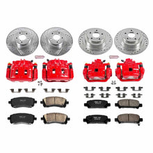 Power Stop Front & Rear Z23 Evolution Sport Brake Kit w/ Calipers Subaru Legacy 2001 / Outback 2001-2002 | KC2752 - JDMuscleBrake KitspsbKC2752