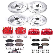Power Stop Front & Rear Z23 Evolution Sport Brake Kit w/ Calipers Subaru Legacy 2005-2009 | KC286 - JDMuscleBrake KitspsbKC286