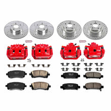 Power Stop Front & Rear Z23 Evolution Sport Brake Kit w/Caliper Subaru Legacy 2000-2002 / Outback 2000 | KC2749 - JDMuscleBrake KitspsbKC2749