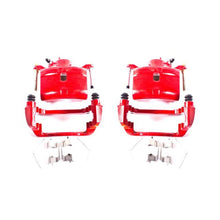 Power Stop Front Red Calipers w/ Brackets Pair Honda CR - V 2002 - 2004 | S2662 - JDMuscleBrake Caliper Adapter BracketspsbS2662