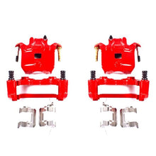 Power Stop Front Red Calipers w/ Brackets Pair Infiniti I35 2002 - 2004 / Nissan Altima 2002 - 2006 / Maxima 2002 - 2003 | S2690 - JDMuscleBrake Caliper Adapter BracketspsbS2690
