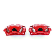 Power Stop Front Red Calipers w/ Brackets Pair Mazda Mazdaspeed 3 2014 - 2016 / CX - 3 2016 - 21 | S7158 - JDMuscleBrake Caliper Adapter BracketspsbS7158