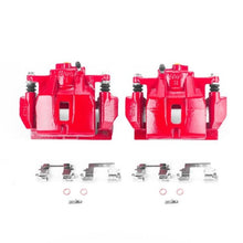Power Stop Front Red Calipers w/Brackets Pair Lexus RX330 2004 - 2006 / RX350 2007 - 2009 / Toyota Highlander Hybrid 2006 - 2007 | S2874 - JDMuscleBrake Caliper Adapter BracketspsbS2874