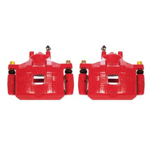 Power Stop Front Red Calipers w/Brackets Pair Mitsubishi Lancer 2008 - 2017 | S5032C - JDMuscleBrake Caliper Adapter BracketspsbS5032C