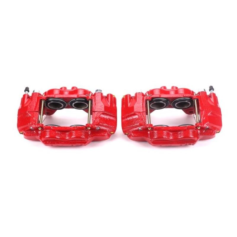 Power Stop Front Red Calipers w/o Brackets Pair Lexus GX470 2003 - 2009 / Toyota 4Runner 2003 - 2009 | S2766 - JDMuscleBrake Caliper Adapter BracketspsbS2766