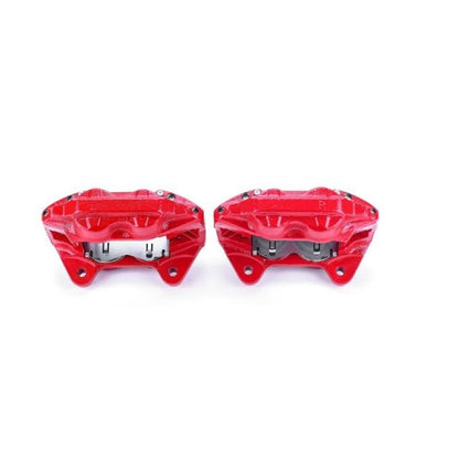 Power Stop Front Red Calipers w/o Brackets Pair Lexus LX470 2003 - 2007 / Toyota Land Cruiser 2003 - 2007 | S2768 - JDMuscleBrake Caliper Adapter BracketspsbS2768