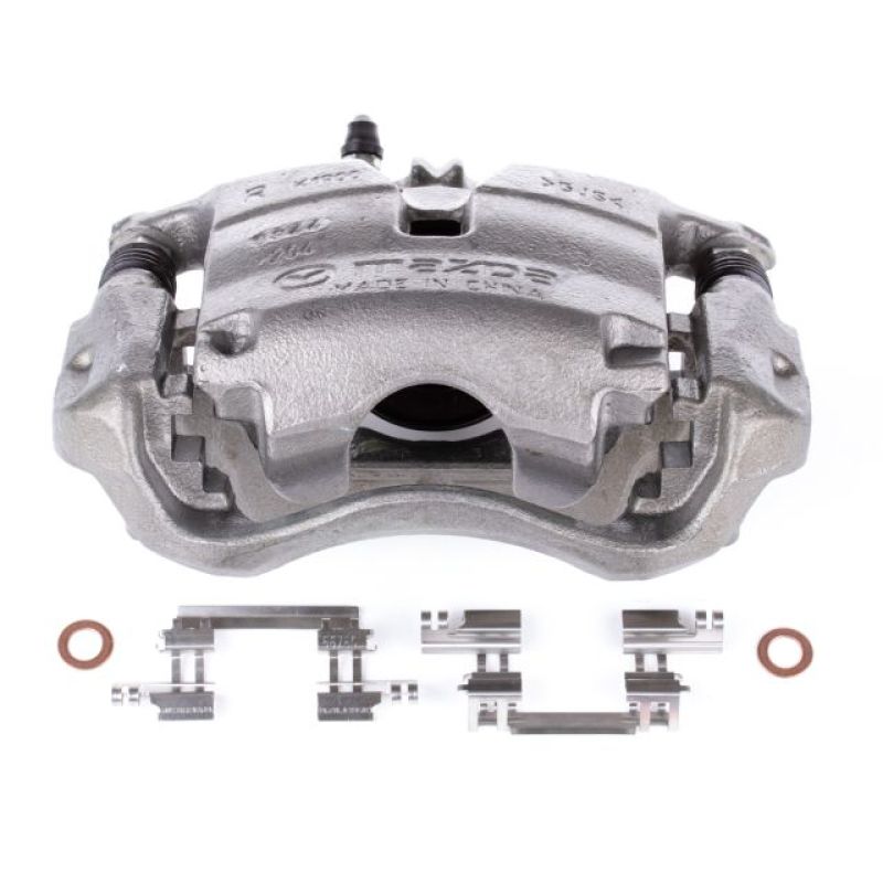 Power Stop Front Right Autospecialty Caliper w/ Bracket Mazda Mazdaspeed 3 2014 - 2018 / CX - 3 2016 - 21 | L7159 - JDMuscleBrake Caliper Adapter BracketspsbL7159
