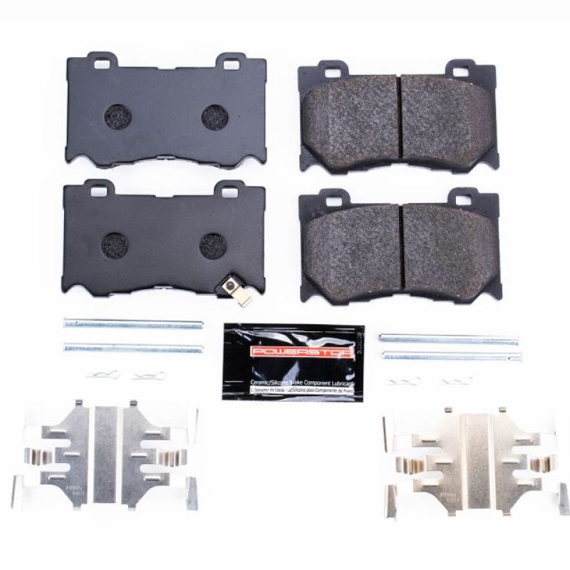 Power Stop Front Track Day Brake Pads Infiniti G37 2008 - 2013 / FX50 2009 - 2013 / M37 2011 - 2013 / M37X 2013 / M56 2011 - 2013 / M56X 2013 / Q50 2014+ / Q60 2014 - 2019 / Q70 2014 - 2019 / Nissan 350Z 2009 / 370Z 2009 - 2019 | PST - 1346 - JDMuscleBrake PadspsbPST-1346