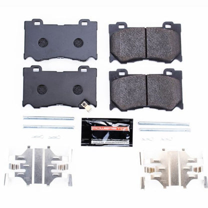 Power Stop Front Track Day Brake Pads Infiniti G37 2008 - 2013 / FX50 2009 - 2013 / M37 2011 - 2013 / M37X 2013 / M56 2011 - 2013 / M56X 2013 / Q50 2014+ / Q60 2014 - 2019 / Q70 2014 - 2019 / Nissan 350Z 2009 / 370Z 2009 - 2019 | PST - 1346 - JDMuscleBrake PadspsbPST-1346