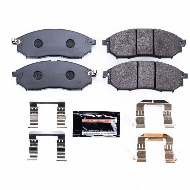 Power Stop Front Track Day Brake Pads Infiniti M35 2006 - 2012 / M45 2006 - 2010 / G35 2007 - 2008 / EX35 2008 - 2012 / G25 2011 - 2012 / G37 2011 - 2013 / Nissan 350Z 2009+ / 370Z 2009 - 2019 / Murano 2011 - 2014 | PST - 888 - JDMuscleBrake PadspsbPST-888