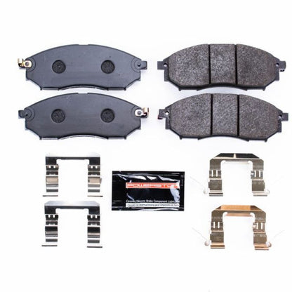 Power Stop Front Track Day Brake Pads Infiniti M35 2006 - 2012 / M45 2006 - 2010 / G35 2007 - 2008 / EX35 2008 - 2012 / G25 2011 - 2012 / G37 2011 - 2013 / Nissan 350Z 2009+ / 370Z 2009 - 2019 / Murano 2011 - 2014 | PST - 888 - JDMuscleBrake PadspsbPST-888