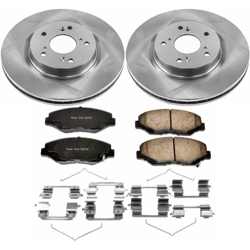 Power Stop Front Z17 Autospecialty Brake Kit Honda CR - V 2012 - 2016 | KOE6488 - JDMuscleBrake KitspsbKOE6488
