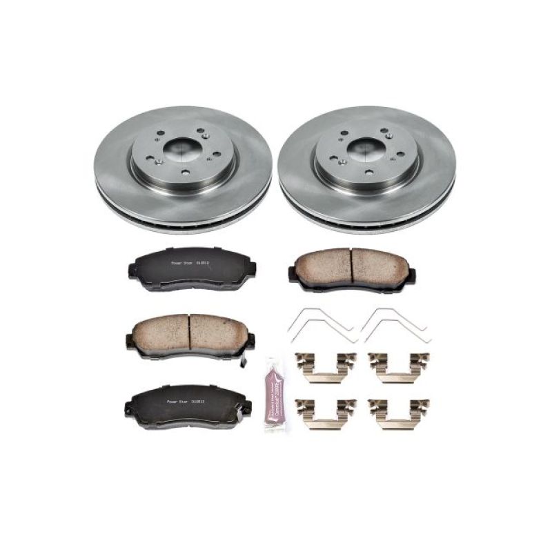 Power Stop Front Z17 Autospecialty Brake Kit Honda Crosstour 2012 - 2015 / CR - V 2012 - 2016 | KOE5432 - JDMuscleBrake KitspsbKOE5432
