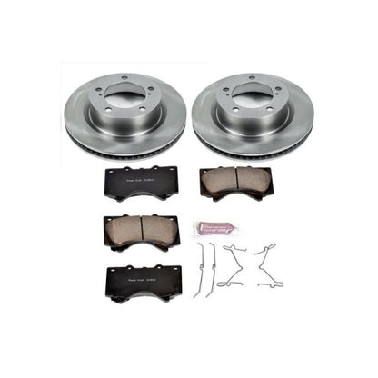 Power Stop Front Z17 Autospecialty Brake Kit Lexus LX570 2008 - 2015 / Toyota Land Cruiser 2008 - 2015 | KOE4696 - JDMuscleBrake KitspsbKOE4696