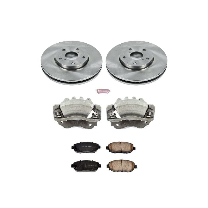 Power Stop Front Z17 Autospecialty Brake Kit w/ Calipers Lexus IS300 2001 - 2005 | KCOE1077 - JDMuscleBrake KitspsbKCOE1077
