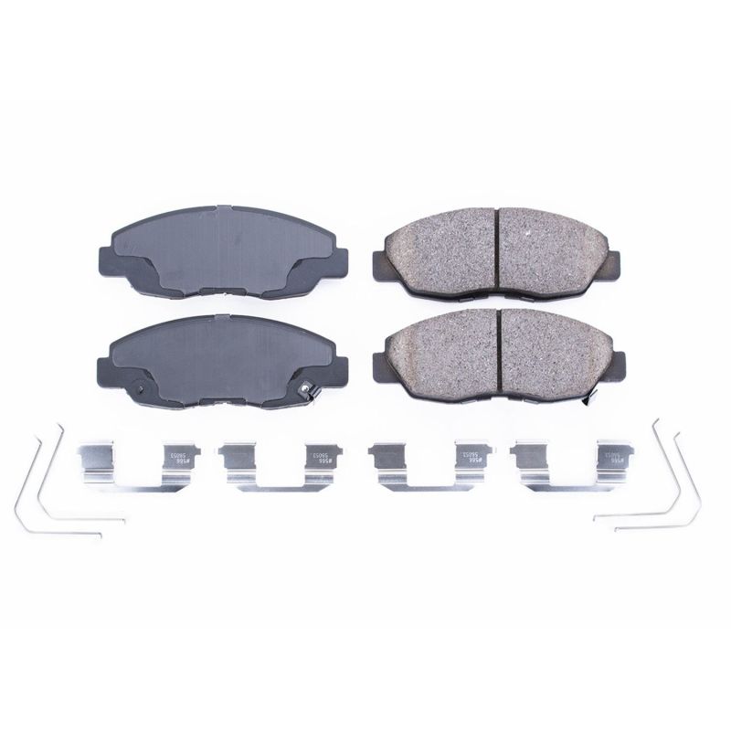 Power Stop Front Z17 Evolution Ceramic Brake Pads w/ Hardware Honda Civic 2012 - 2015 | 17 - 1578 - JDMuscleBrake Padspsb17-1578