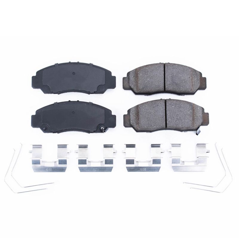 Power Stop Front Z17 Evolution Ceramic Brake Pads w/ Hardware Honda Civic 2012 - 2015 | 17 - 1608 - JDMuscleBrake Padspsb17-1608