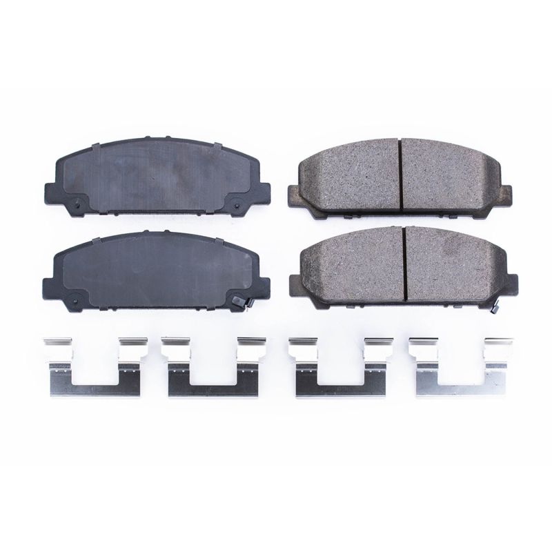 Power Stop Front Z17 Evolution Ceramic Brake Pads w/ Hardware Infiniti QX56 2006 - 2010 / Nissan Armada 2006 - 2011 / Titan 2008 - 2010 | 17 - 1286 - JDMuscleBrake Padspsb17-1286