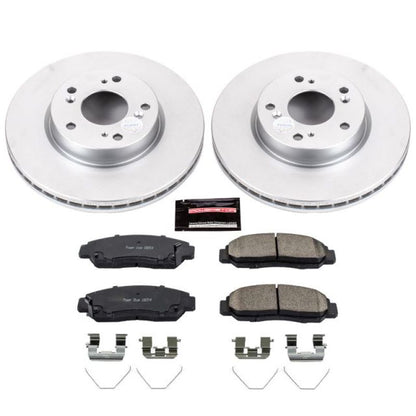 Power Stop Front Z17 Evolution Geomet Coated Brake Kit Honda Civic 2012 - 2015 | CRK6766 - JDMuscleBrake KitspsbCRK6766