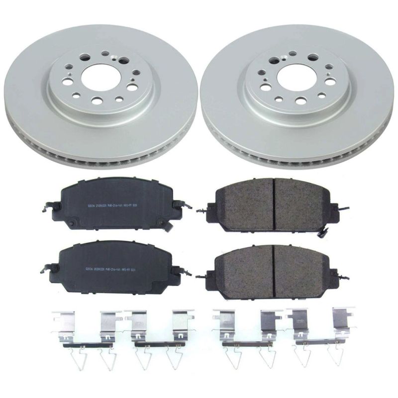 Power Stop Front Z17 Evolution Geomet Coated Brake Kit Honda Clarity 2017 - 2020 | CRK8295 - JDMuscleBrake KitspsbCRK8295